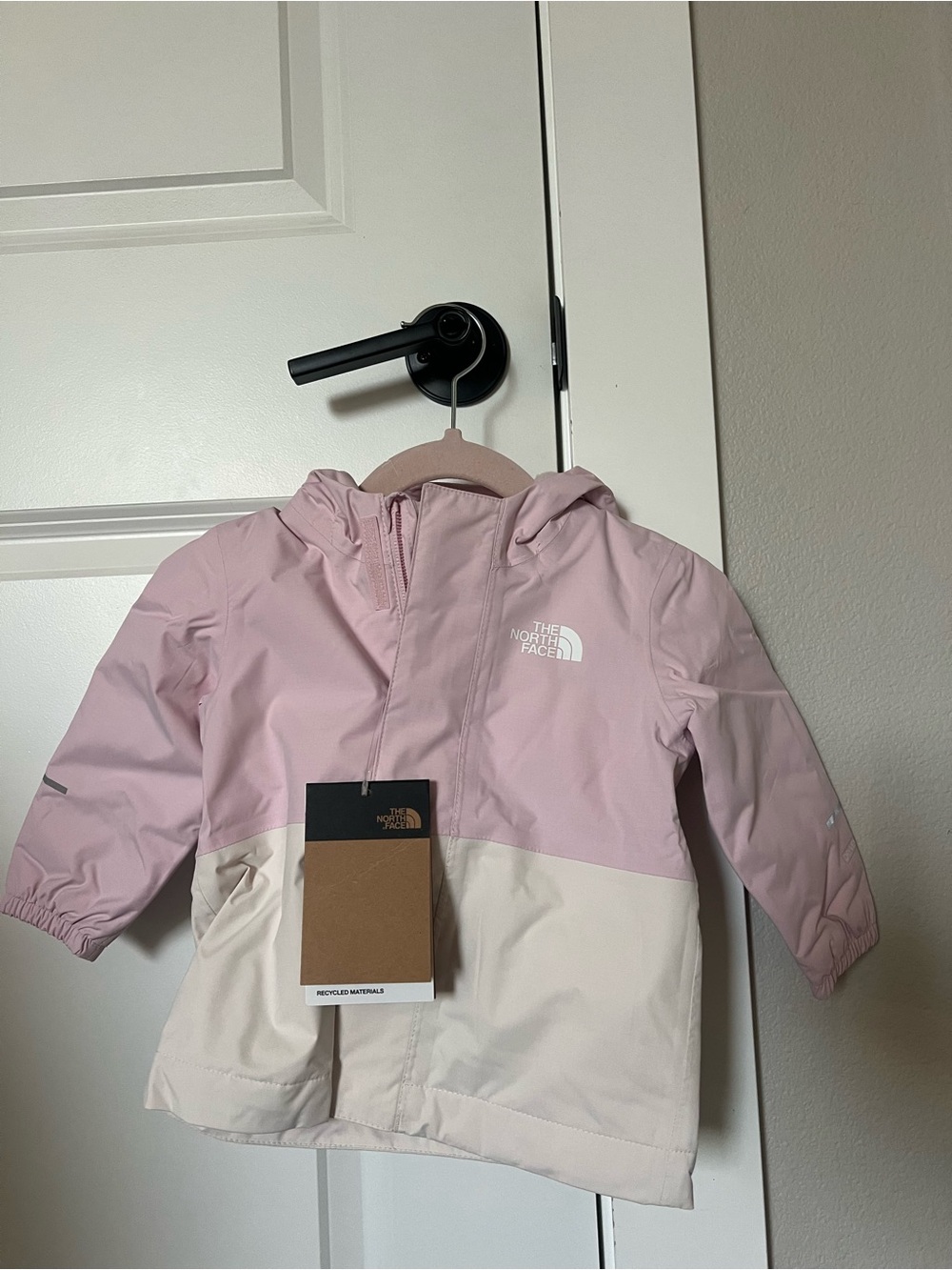 The North Face Baby Warm Amrita Rain Jacket Pale Blossom Size 6-12M